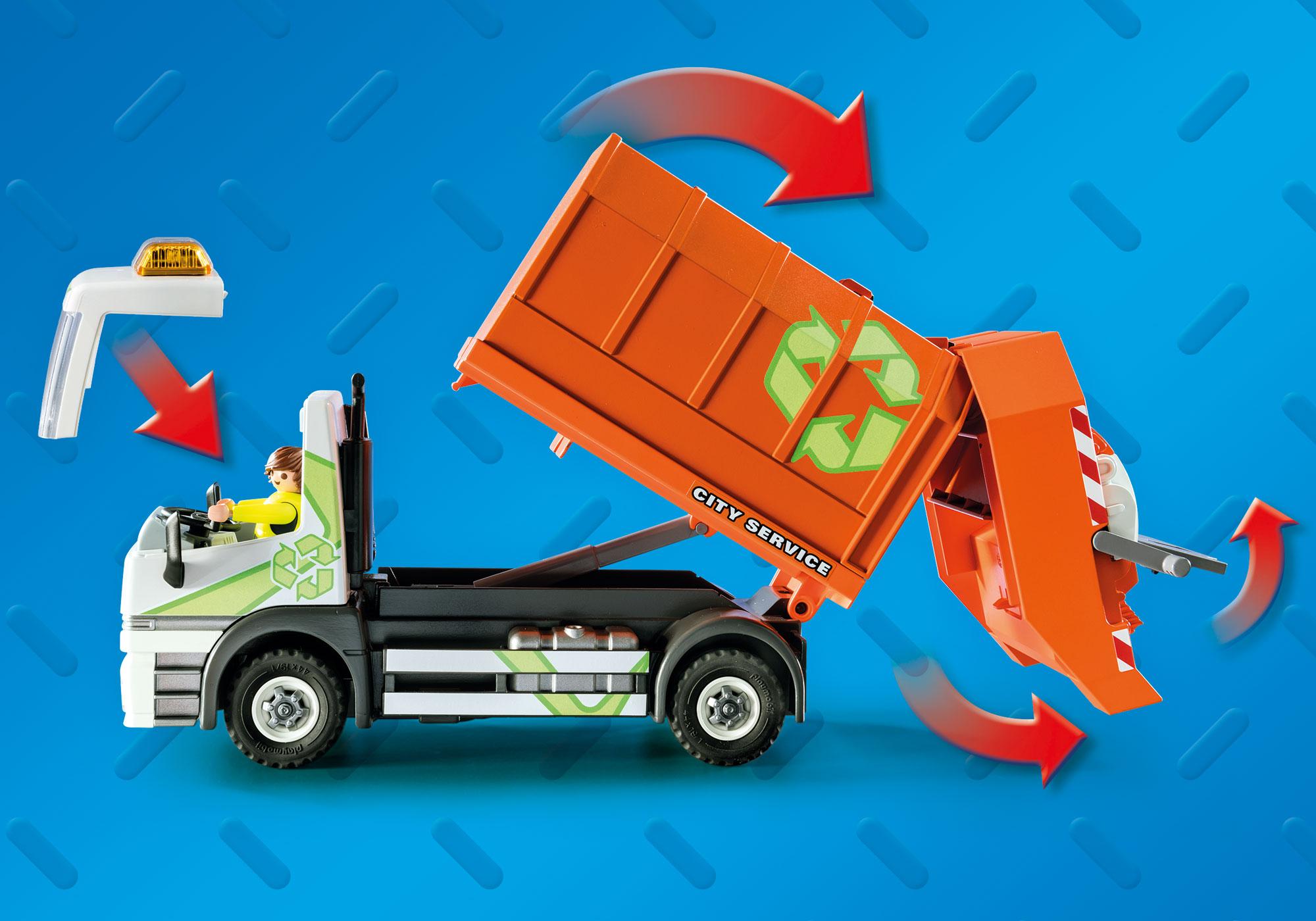 Playmobil recycling truck store 4129